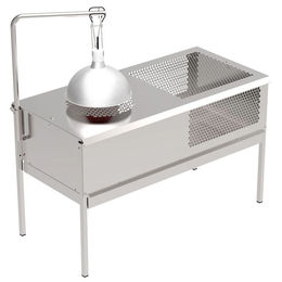 Produktbild von Hühnerbaron Kükenbox aus Metall mit integrierter Rotlichtlampe für Hühner und Enten