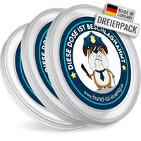 Produktbild von HUND IST KÖNIG Dosendeckel für Hundefutter und Katzenfutter 3 Stück