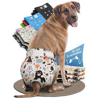 Produktbild von HUND IST KÖNIG Hundewindeln für Hündinnen wasserdicht und 3-fach justierbar beige XL