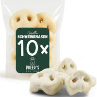 Produktbild von Hunde Helden Naturkauartikel Gepuffte Schweinenasen für Hunde 10 Stück Monoprotein