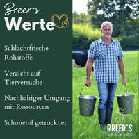 Produktbild von Hunde Helden Rinderkopfhaut getrocknet für Hunde getreidefrei 1kg