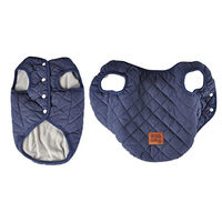 Produktbild von Hunde Winterjacke aus Fleece als Steppjacke in Blau Größe M - 1 Stk.