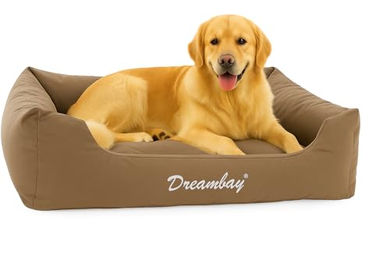 Hundebett Flamingo Beige Polyester Größe L – Bild 1 von 5