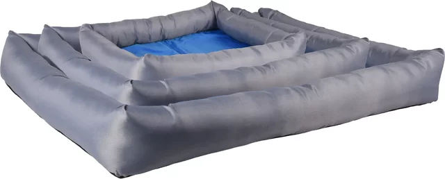 Hundebett Flamingo Fresk in Grau aus Polyester – Bild 1 von 1