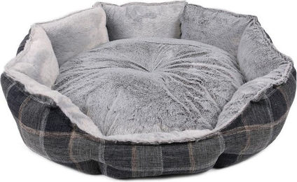 Produktbild von Hundebett Heim aus Velours in Grau Größe S