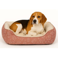 Produktbild von Hundebett Lilly Flamingo Rosa aus Plüsch 60 cm