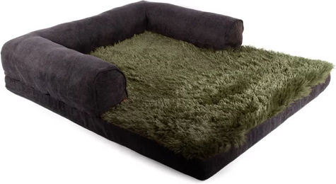 Produktbild von Hundebett Martin Sellier aus Plüsch in Grün 90 cm