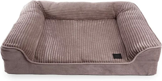 Produktbild von Hundebett Martin Sellier Royale aus Cord in Beige oder Grau 90 cm