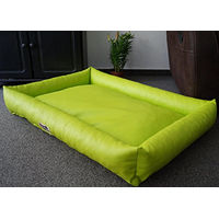 Produktbild von Hundebettenmanufaktur Hundebett PicoBello Hundesofa aus Kunstleder Grün 80 x 60 cm