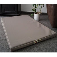 Produktbild von Hundebettenmanufaktur Hundematratze aus Kunstleder in Beige Größe L