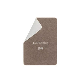 Produktbild von Hundedecke Lieblingsplatz von David Fussenegger aus Baumwolle in Braun