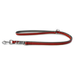 Produktbild von Hundeführleine Firenze aus Leder in Carnelian/Stone mit 200 cm Länge und 18 mm Breite