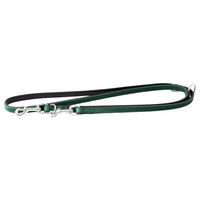 Produktbild von Hundeführleine Vancouver aus Leder in Hunting Green/Black 200 cm x 18 mm
