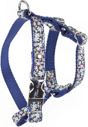 Produktbild von Hundegeschirr Alter Ego Fleurs Blau Bunt aus Polyester Größe S