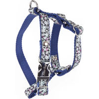 Produktbild von Hundegeschirr Alter Ego Fleurs Blau Bunt aus Polyester Größe S