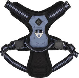 Produktbild von Hundegeschirr QHP aus Neopren in Blau und Grau Größe L