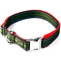 Produktbild von Hundehalsband A. Hoffmann GmbH Alu-Max Soft Nylon Khaki wasserabweisend 45-70cm 25mm
