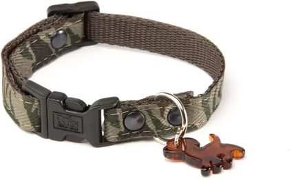 Produktbild von Hundehalsband Alter Ego Camouflage in Grün aus Stoff Größe S