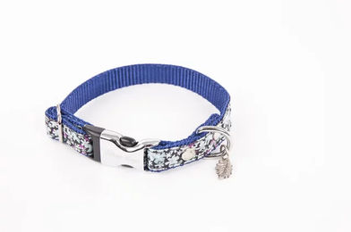 Produktbild von Hundehalsband Alter Ego Fleurs in Blau Bunt Größe S
