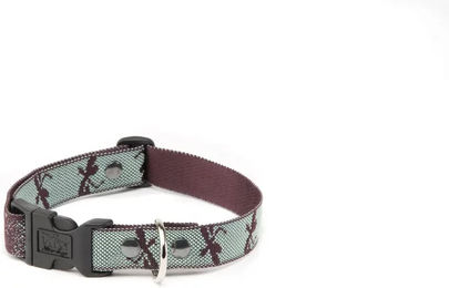 Produktbild von Hundehalsband Alter Ego Libelle in Rot und Lila Größe S