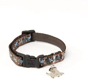 Produktbild von Hundehalsband Alter Ego Salamandre wasserabweisend braun bunt Größe S