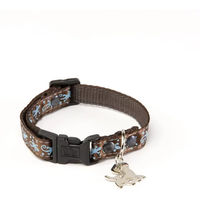 Produktbild von Hundehalsband Alter Ego Salamandre wasserabweisend braun bunt Größe S