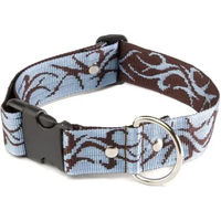 Produktbild von Hundehalsband Alter Ego Tatoo Gurtband Blau Bunt Größe L
