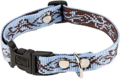 Produktbild von Hundehalsband Alter Ego Tatoo Gurtband Blau Bunt Größe S
