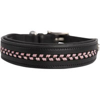 Produktbild von Hundehalsband Antarès aus Leder in Schwarz Größe M/L