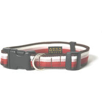 Produktbild von Hundehalsband ARKA Haok Gurtband 20 mm Rot Bunt 32-52 cm