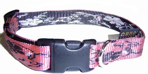 Produktbild von Hundehalsband Arka Haok Lolita Gamme aus Nylon in Rosa 40/64 cm