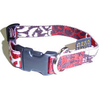 Produktbild von Hundehalsband ARKA Haok Piment Lila Bunt Gurtband 40/64 cm