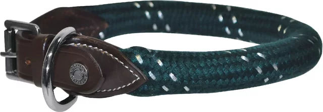 Produktbild von Hundehalsband Canter Corde aus Leder in Grün 55 cm
