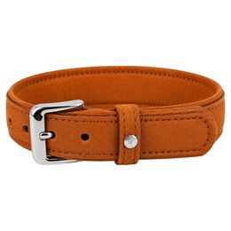 Hundehalsband Denver V2 aus Leder in Cognac Braun 65 cm x 35 mm – Bild 1 von 1
