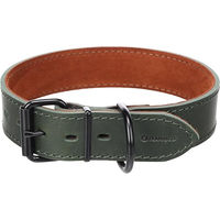 Produktbild von Hundehalsband Flamingo Montana Leder Grün XL