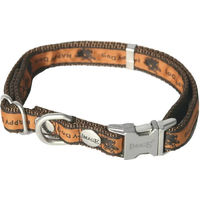 Produktbild von Hundehalsband Happy Dog Braun Gurtband 25/50-65 cm