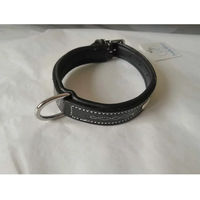 Produktbild von Hundehalsband Hekktor Odin aus Leder in Schwarz Größe M für erwachsene Hunde