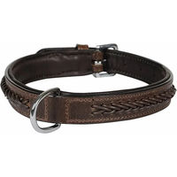 Produktbild von Hundehalsband Hekktor Thor aus Leder für erwachsene Hunde in Schwarz oder Braun Größe XL