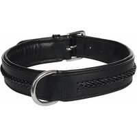 Produktbild von Hundehalsband Hekktor Thor aus Leder in Schwarz Größe XL für erwachsene Hunde