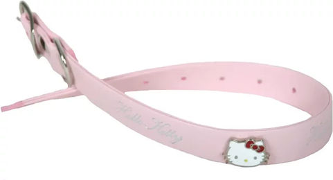 Produktbild von Hundehalsband Hello Kitty aus Kunstleder in Rosa 20/40 cm