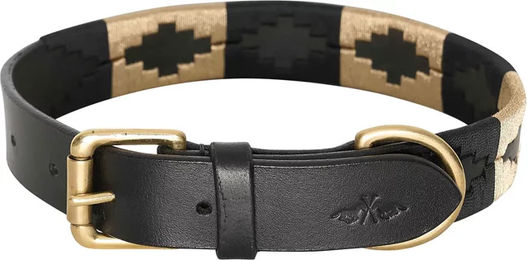 Hundehalsband HV Polo Chaya aus Leder in Schwarz Größe S – Bild 1 von 1