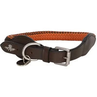Produktbild von Hundehalsband HV Polo Franka Rope aus Leder in Braun Bunt Größe L