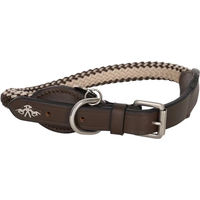 Produktbild von Hundehalsband HV Polo Franka Rope Leder Braun Bunt Größe XS
