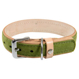 Produktbild von Hundehalsband Leder Norden Lime/Natural 55 cm x 35 mm