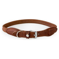 Produktbild von Hundehalsband Lederband Dublin Mocca Braun 60 cm