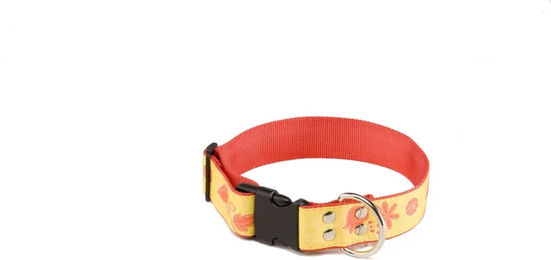 Produktbild von Hundehalsband Martin Sellier aus Kunstleder in Gelb Bunt Größe L