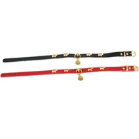 Produktbild von Hundehalsband Martin Sellier aus Leder mit Motiv Chien in Schwarz 30 cm