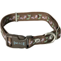 Produktbild von Hundehalsband Martin Sellier Bayadere Bunt Braun Gurtband 25/50-70 cm