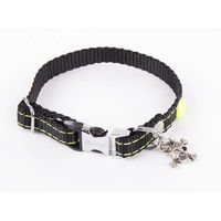 Produktbild von Hundehalsband Martin Sellier Biker aus Nylon in Schwarz Gelb Größe S