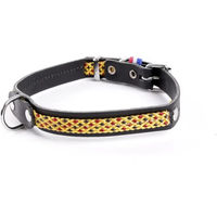 Produktbild von Hundehalsband Martin Sellier Colorado aus Leder in Gelb Bunt 14/40 cm